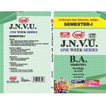 BA SEMESTER-I Sociology - Society In India(ENGLISH MED.) One week series -JNVU JODHPUR