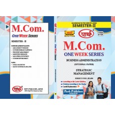 RU M.COM SEMESTER-II BADM- STRATEGIC MANAGEMENT