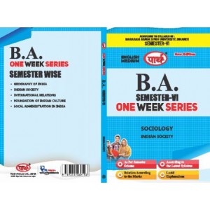 BA SEMESTER-6  SOCIOLOGY (ONE WEEK SERIES) MGSU ENGLISH MEDIUM