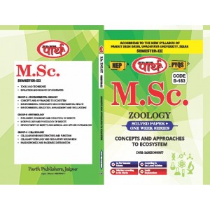 MSC SEMESTER-3 PDUSU (Shekhawati) University  Zoology -GROUP A- E/B cONCEPTS AND APPROACHES TO ECOSYSTEM