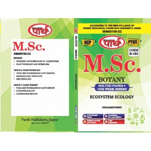 MSC SEMESTER-3 PDUSU (Shekhawati) University=  BOTANY -GROUP C-PLANT ECOLOGY- ECOSYSTEM ECOLOGY