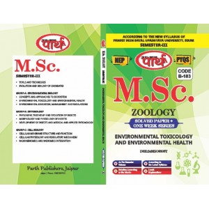 MSC SEMESTER-3 PDUSU (Shekhawati) University  Zoology -GROUP A-E/B- ENVIRONMENTAL TOXICOLOGY AND ENVIOURMENTAL HEALTH