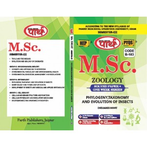 MSC SEMESTER-3 PDUSU (Shekhawati) University  Zoology -GROUP B-ENTOMOLOGY- PHYLOGENY, TAXONOMY AND EVOLUTION OF INSPECTS