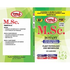 MSC SEMESTER-3 PDUSU (Shekhawati) University  BOTANY -PLANT PHYSIOLOGY AND METABOLISM