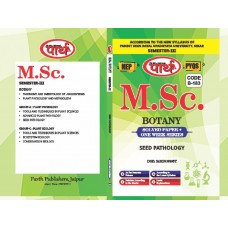 MSC SEMESTER-3 PDUSU (Shekhawati) University=  BOTANY -GROUP A-PLANT PATHOLOGY- SEED PATHOLOGY