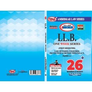 LLB 1ST SEMESTER- NEW SYLLABUS-LAW OF TORTS AND CONSUMER PROTECTION ACT 2019  & MOTOR VEHICLE ACT- QUESTION-ANSWER SERIES