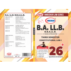 BA-LLB 3RD SEM- CONSTITUTIONAL LAW– I O/W (AMBEDKAR UNIVERSITY) ACCORDING TO NEW SYLLABUS OF ALU JAIPUR