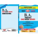 BA -SEMESTER-1 PUBLIC ADMINISTRATION (Q&A) One Week Series - MGSU University