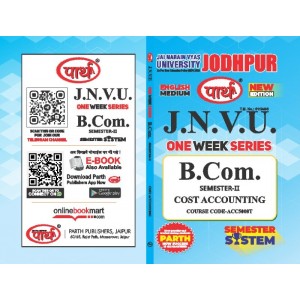 B.COM 2nd SEMESTER ONE WEEK-COST ACCOUNTING -JNVU