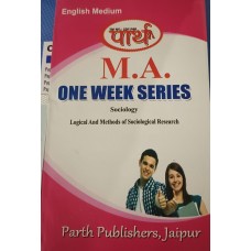 MA Sociology -Logical And Methods of Sociological Research (Second Paper)	 (Q & A) One week series (ENGLISH MEDIUM) 