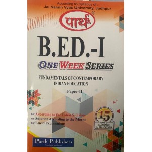FUNDAMENTALS OF CONTEMPORARY INDIAN EDUCATION-PAPER-2
