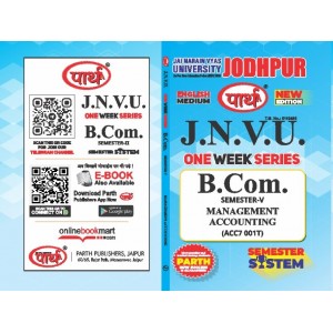 B.COM SEMESTER-5 MANAGEMENT ACCOUNTING  (Q-ANSWER) ENGLISH medium -JNVU 