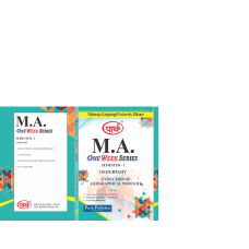 MGSU MA SEMESTER-1 GEORAPHY-EVOLUTION OF GEOGRAPHICAL THOUGHT -ENGLISH MEDIUM