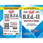 B.ED. 2ND YEAR - Knowledge And Curriculum (Q&A) One Week Series - MGSU University	