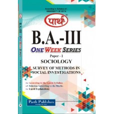 BA -PART-3 Sociology - Survey Methods in Social Investigations  (Q&A) One Week Series - Kota University	