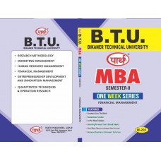 MBA SEMESTER-2 Financial Management Q&A One week series (BTU)