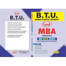 MBA SEMESTER-2 Human Resource Management  Q&A One week series (BTU)