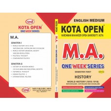VMOU- MAHI-01 HISTORY WORLD HISTORY (1815-1918) SEMESTER FIRST ENGLISH MEDIUM
