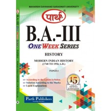 BA-PART-3 History - Modern Indian History (1740-1956 A.d.) (Q&A) One Week Series- MDS University